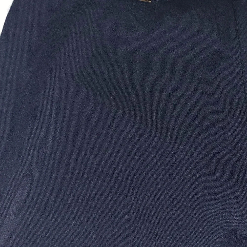 Vertigo Paris Navy Blue Dress Trousers with Silver Hardware Detailing (size 12P) - Picture 5 of 6